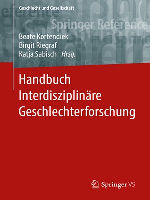 cover image of Handbuch Interdisziplinäre Geschlechterforschung